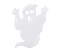 Baxnore Lot de 30 confettis fantômes d'Halloween en tissu non tissé doux et durable - Décorations de fête de vacances - Thème effrayant - Accessoires de bricolage - Ornements de ta