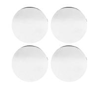 Baxnore Lot de 4 Cache-moyeux universels en métal ABS de Remplacement pour Voitures, SUV, camions, diamètre extérieur 68 mm, diamètre intérieur 62 mm, Hauteur 13 mm (Galvanoplastie)
