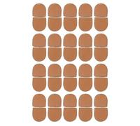 Baxnore Lot de 40 bouchons de fermeture éclair en cuir véritable, polyvalents, à la mode, faits à la main, extrémités de fermeture éclair, pour sacs, sacs à main, projets d'artisan (Banque d'argile)