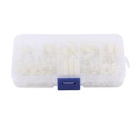 Baxnore M3 Hex Mâle Femelle Entretoises Vis Écrous Assortiment Kit Durable EcoFriendly Nylon PA66 Étanche Résistant à la Rouille pour Circuits Imprimés Machines Équipement Électron