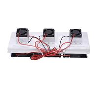 Baxnore Machine de refroidissement à semi-conducteurs Kit de système de refroidissement thermoélectrique Peltier avec 3 ventilateurs pour le refroidissement des petits espaces et l