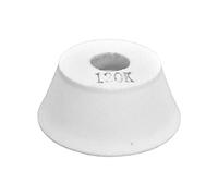 Baxnore Meule 75 x x 20 mm, outils en céramique de meulage en corindon blanc haute dureté, meuleuse à coupelle évasée, meule coupelle évasée pour filetages d'engrenages (120#)
