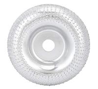 Baxnore Meule Disque abrasif en acier Disque de sculpture sur bois Disque de façonnage avec dents pointues pour un enlèvement rapide des matériaux sur les surfaces en bois non méta