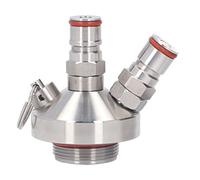 Baxnore Mini distributeur de fût de bière en acier inoxydable à double verrouillage à bille, lance de robinet pour brassage domestique et usage commercial, conception durable et an