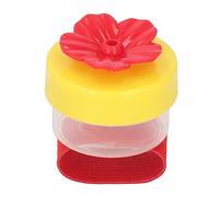 Baxnore Mini mangeoire Portable pour colibris - Outil d'alimentation pour Oiseaux d'extérieur, détachable et en Forme de Fleur - Couleurs Vives pour Une Observation rapprochée - Ma (Jaune)