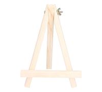 Baxnore Mini support de trépied en bois, support de chevalet pour affichage de peinture de calligraphie, décor de réunion de mariage, bois de pin naturel léger et Portable 20x14cm
