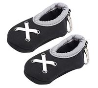 Baxnore Modèle de Chaussure de Porte-Ballon de Golf Conception de trousque Conception de Grande capacité pour Les golfeurs du matériau de plongée de Haute qualité 12x6cm 2pcs