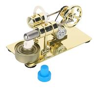 Baxnore Modèle de Moteur Stirling Moteur à Combustion Externe Physique Science Kit d'assemblage éducatif DIY pour étudiants Enseignants Expérience en onstruction en Acier i
