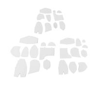 Baxnore Modèle d'ours de mémoire Définir les modèles de couture en acrylique pour les débutants pour la préservation des souvenirs et des souvenirs d'enfance 30 PCS 10 pouces à 15