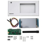 Baxnore Module de Carte répéteur Coque en métal argenté Écran de 3,2 Pouces Coque en Alliage d'aluminium gravé de Haute précision pour Les projets électroniques de Bricolage et l'a