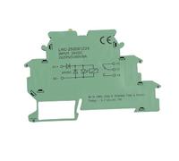 Baxnore Module de relais à semi-conducteurs DC 6A borne super fine avec contact AgCdO 250D61Z24 pour remplacement Phoenix Contact 2964500 largeur 6,2 mm