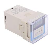 Baxnore Module de temporisateur à relais numérique LED ATS48A20 avec contrôle de temporisation cyclique réglable pour machines et équipements d'automatisation industrielle, boîtier (DC24V)