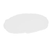 Baxnore Moule de dessous de verre en silicone, plateau de moulage pour porte-bijoux, fournitures artisanales de décoration de maison, moule en silicone translucide flexible et réut