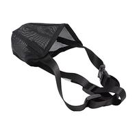 Baxnore Muselière pour Chien en Douce, Respirante et Confortable, Sangles réglables pour Chiens de Petite, Moyenne et Grande Taille, Protection Contre Les appâts Anti-Poison, couv (L)