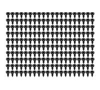 Baxnore MWC9134 Clips de fixation de panneau de porte de garniture intérieure Clips de remplacement en plastique noir durable pour 10 pièces 50 pièces 100 pièces 200 pièces (Deux cents paquets)