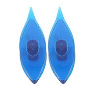 Baxnore Navette Tatting En Plastique Long Coloré Réutilisable Tissage Outil pour Main Dentelle Fabrication À Tricoter Artisanat Débutants 2 Pièces 7.8x2.1cm
