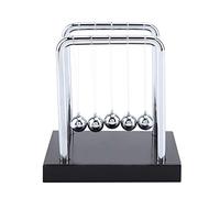 Baxnore Newtons Cradle Balance Balls Physique Science Pendule Bureau éducatif démontre la Conservation de l'énergie d'élan pour la décoration de Bureau Cadeau Boules en métal à Bas