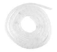 Baxnore Organisateur de Gaine de câble en Spirale Solution de Gestion de Fil Flexible et Durable pour l'électronique de Bureau à Domicile Noir Blanc 14 mm 16 mm 18 mm 4,8 m 4 m 3,2 (Blanc φ16mm)