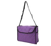 Baxnore Organisateur de Rangement Suspendu pour Fauteuil Roulant, Sac Multi-Poches Durable en Coton matelassé de qualité supérieure pour Accessoires de mobilité de Scooter de March (Violette)