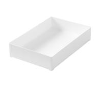 Baxnore Organisateur de tiroir de bureau Boîte de rangement de maquillage multifonctionnel Ustensiles Ustensile Plastic Container For Cosmetics Tools Office Office Organisateur de