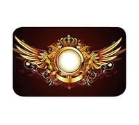 Baxnore Paillasson de Bienvenue Robuste et antidérapant, avec Envers en éponge de Flanelle de qualité supérieure, Tapis d'entrée Absorbant Extra Large pour Une Utilisation intérieu (50 cm × 80 cm)