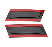 Baxnore Paire de réflecteurs de Feux de Position latéraux 63217162547 63217162548, lentille PMMA, Coque PC ABS, Installation Facile pour X5 E70 2007 2008 2009 2010 (Noire)