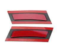 Baxnore Paire de réflecteurs de Feux de Position latéraux 63217162547 63217162548, lentille PMMA, Coque PC ABS, Installation Facile pour X5 E70 2007 2008 2009 2010 (Rouge)