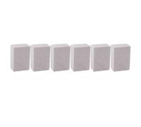 Baxnore Paquet de 6 Pierres ponces de Piscine, Bloc de Nettoyage en PVC pour Cuvette de Toilettes, Baignoire, carrelage de Douche, élimine Les Taches d'eau Dure et Le calcaire (Moyen)