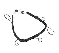 Baxnore Pêche à la Mouche Lanière Collier Durable en Nylon Tressé Sangle De Pêche Nipper Patch Forcep Titulaire Outils Accessoires pour Les Pêcheurs Noir 75cm