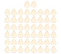 Baxnore Perles à cône de bois, perles d'espaceur à trou rond, fournitures de fabrication de bijoux, accents de décoration de vêtements de collier de bracelet, kit en bois pour fabr