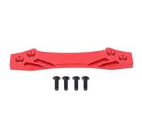 Baxnore Pièces de coupelle de direction en alliage d'aluminium de qualité supérieure, Kit de mise à niveau de tige de direction d'amortisseur haute Performance pour modèles de voit (Rouge)