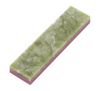 Baxnore Pierre à aiguiser professionnelle à double, outil d'affûtage de 3000 10000 pour couteaux, rasoirs, ciseaux, outils de cuisine, pierre naturelle vert blanc 100x25x10mm (Vert clair)