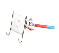 Baxnore Pig Castration Rack Tools Double Crochet Suspension Galvanisé Acier Simple Fonctionnement Construction Pig Castration Pig Farm Durable Proof Facile à Utiliser Taille 35 x 22cm