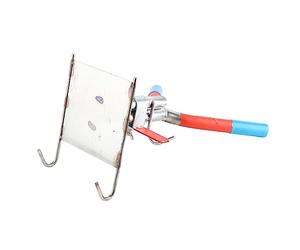 Baxnore Pig Castration Rack Tools Double Crochet Suspension Galvanisé Acier Simple Fonctionnement Construction Pig Castration Pig Farm Durable Proof Facile à Utiliser Taille 35 x 22cm