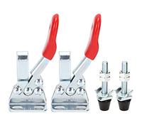 Baxnore Pince à bascule horizontale à dégagement rapide, 2 jeux de pinces à main antidérapantes, outil à main pour le travail du bois