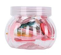 Baxnore Pince à frange autocollante, accessoire de coiffure pour filles, solution élégante et durable pour se coiffer, se maquiller et se laver le visage. En cuir PU, 15 ou 10 pièc (chk-065)