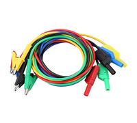 Baxnore Pince banane haute tension pour sonde de test, câble de test électrique durable pour expériences de physique en laboratoire, pince en cuivre 2000 V 20 A, lot de 5 44,7 pou