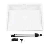 Baxnore Planche à appâts pour bateau extra large 460 x 370 mm, table de découpe réglable avec échelle de mesure, surface antidérapante pour le nettoyage des poissons marins, en PP