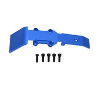Baxnore Plaque de protection avant 1/16 en alliage d'aluminium léger RC de remplacement pour voitures télécommandées 1/16 E Revo Slash4WD Summit facile à assembler, durable, portab (Bleue)