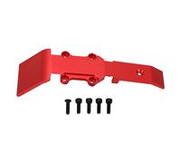 Baxnore Plaque de protection avant 1/16 en alliage d'aluminium léger RC de remplacement pour voitures télécommandées 1/16 E Revo Slash4WD Summit facile à assembler, durable, portab (Rouge)