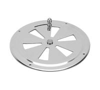 Baxnore Plaque de Ventilation de Cabine, persienne Ronde en Acier Inoxydable 304, Couvercle de Ventilation avec Bouton de poignée latérale, opération Facile pour Bateau Marin
