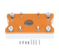 Baxnore Plaque d'insertion de table de routeur à bois en alliage d'aluminium de qualité supérieure avec positionnement de fente pour outils de routeur de 65 mm Construction durable