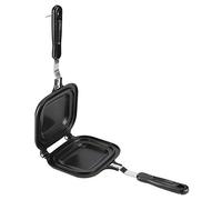 Baxnore Poêle à frire électrique antiadhésive double face, grille-pain pour sandwich, petit-déjeuner, poêle à pâtisserie avec chaleur uniforme, accessoire de cuisine pour la cuisin