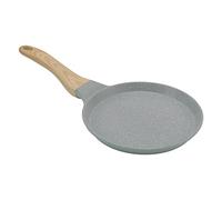 Baxnore Poêle antiadhésive, poêle en alliage en aluminium avec poignée ergonomique, poêle à petit-déjeuner brillant pour crêpes aux œufs, ustensiles de cuisine de cuisinière pour l (24 cm)