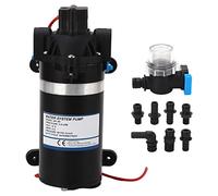Baxnore Pompe à eau à membrane haute pression auto-amorçante 12 V, surpresseur 5,8 l/min, 80 psi, pour camping-car, bateau, système de brumisation domestique