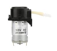 Baxnore Pompe péristaltique D2 24 mm DC 12 V Pompe de Transfert de Liquide de Haute précision avec Clip à dégagement Rapide pour Laboratoire pharmaceutique et Usage Industriel Noir (Noire)