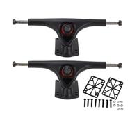 Baxnore Pont de skateboard en alliage d'aluminium robuste de 7 pouces pour camions longboard pour danser les longboards avec une stabilité améliorée et un contrôle fluide