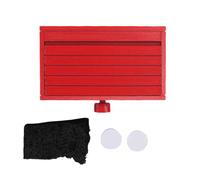 Baxnore Porte-clé mural pour Garage de voiture, Design de porte à ouverture amusante, support de rangement pour clé d'entrée de maison, matériau PLA rouge