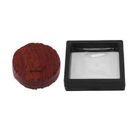 Baxnore Pousser Curseur Fidget Palissandre Fait à la Main Rotatif soulagement du Stress Gadget pour Adultes TDAH anxiété Focus Bureau Usage Domestique 1.8 Pouces (Tête de Lion)