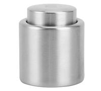 Baxnore Premium Stainless Steel Wine Bottle Stopper Vacuum Sealer Leak Proof Preserver for Wine Champagne Restaurants Silver 37g to 80g (S)